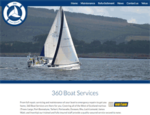 Tablet Screenshot of 360boatservices.com